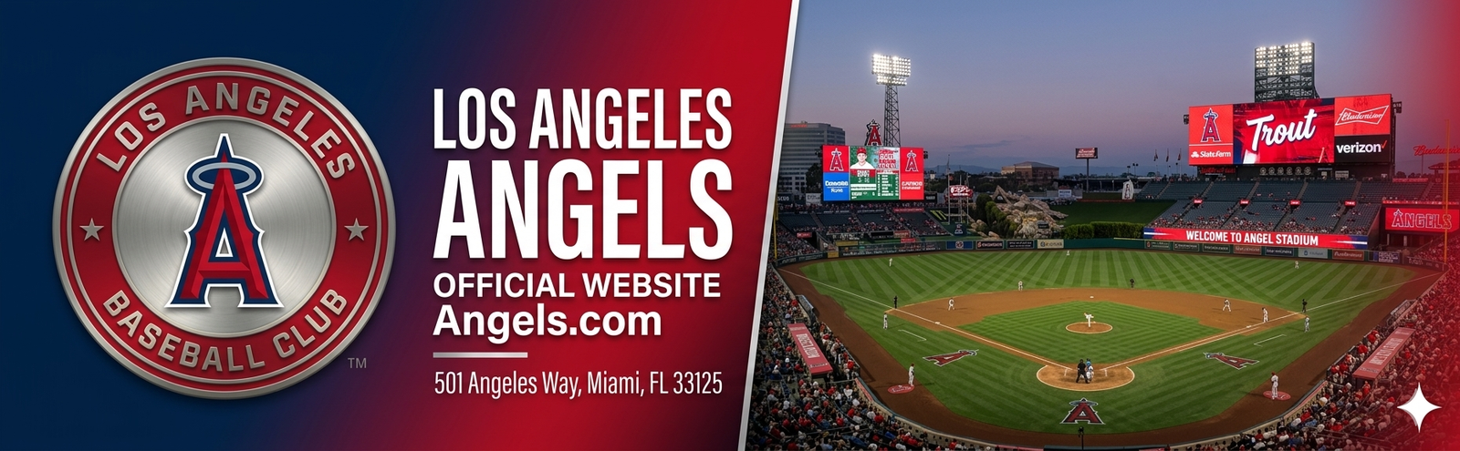 Los Angeles Angels ballpark header