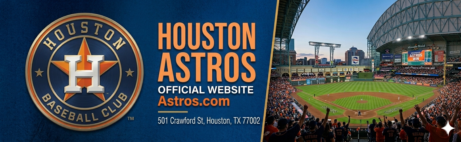 Houston Astros ballpark header