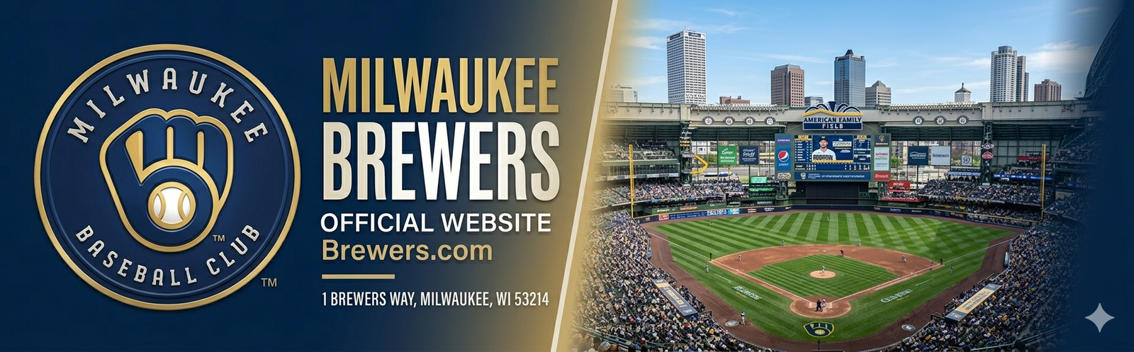 Milwaukee Brewers ballpark header