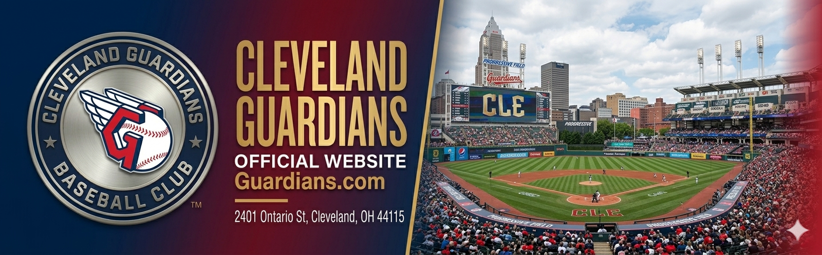 Cleveland Guardians ballpark header