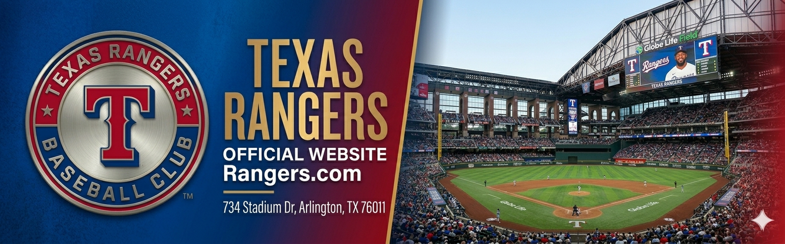 Texas Rangers ballpark header