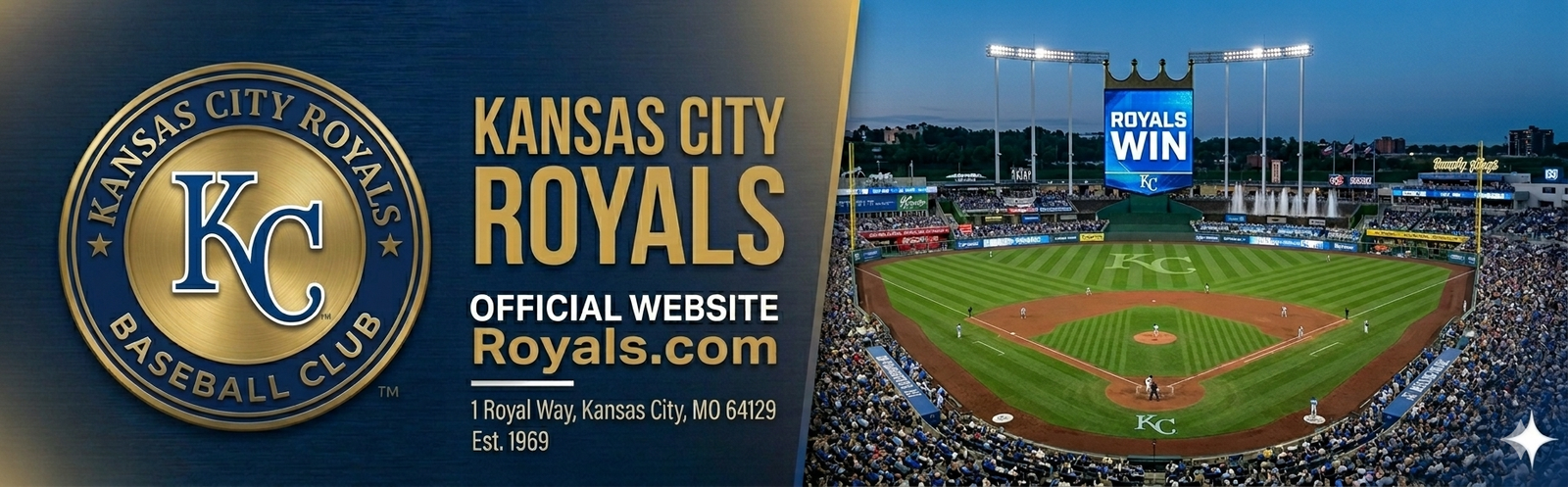 Kansas City Royals ballpark header